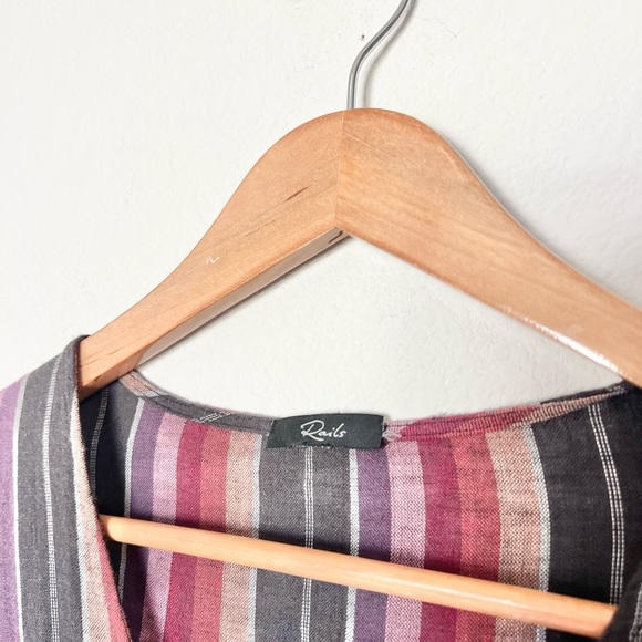 Rails Lucca Brava Stripe Smocked Waist Dress - Picture 6 of 10